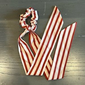 Striped Scarf Scrunchie
